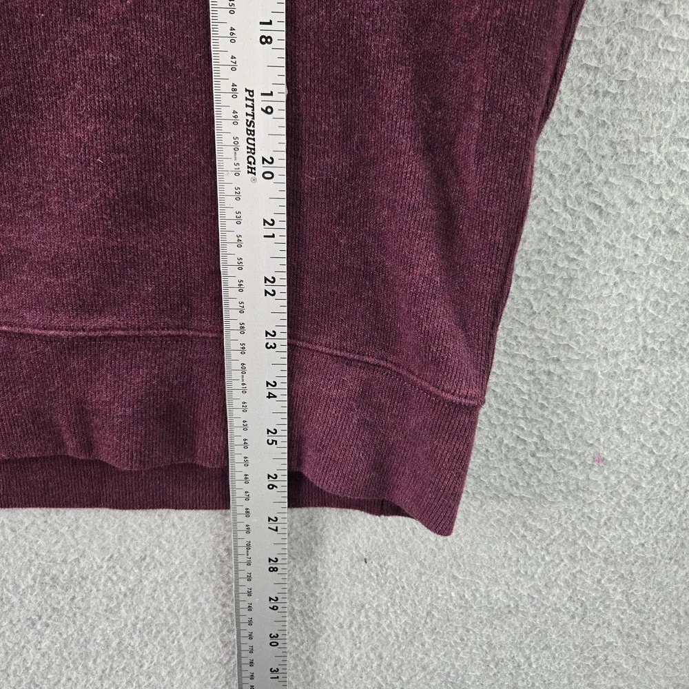 Polo Ralph Lauren Men Sweatshirt L Red‎ Long Sleeve Shawl Collar Logo Pony